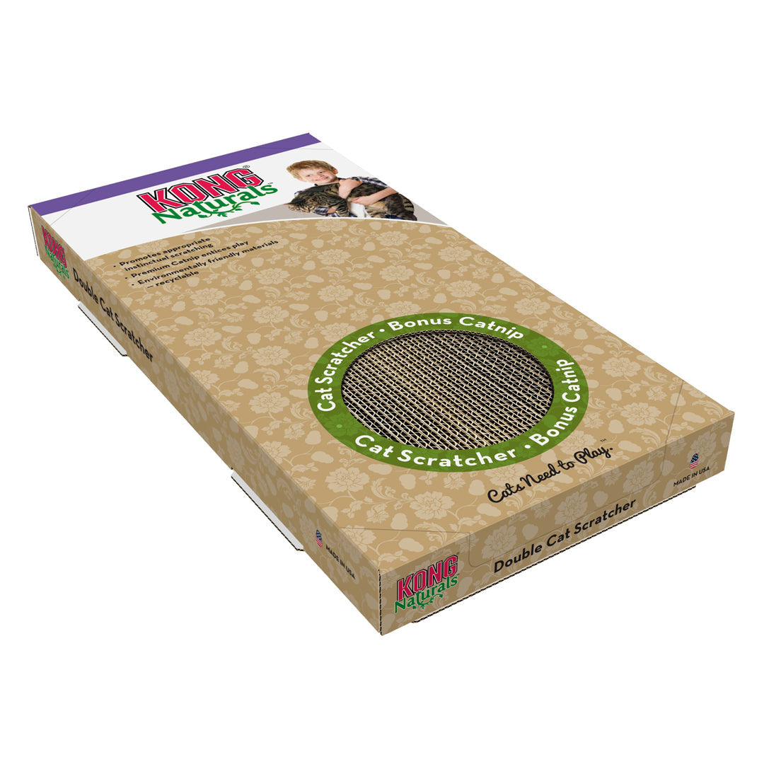 KONG Incline and Double Refill Scratcher Brown