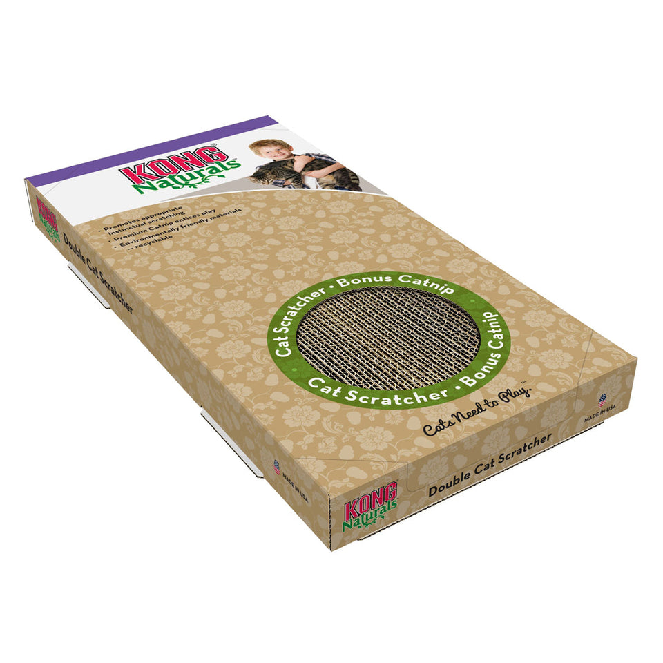 KONG Incline and Double Refill Scratcher Brown