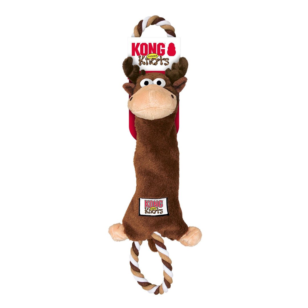 KONG Tugger Knots Moose Dog Toy – Brown, MD/LG - Pets Perfect
