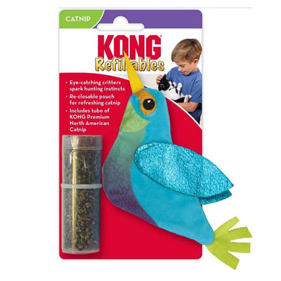 KONG Refillables Critter Catnip Cat Toy Hummingbird