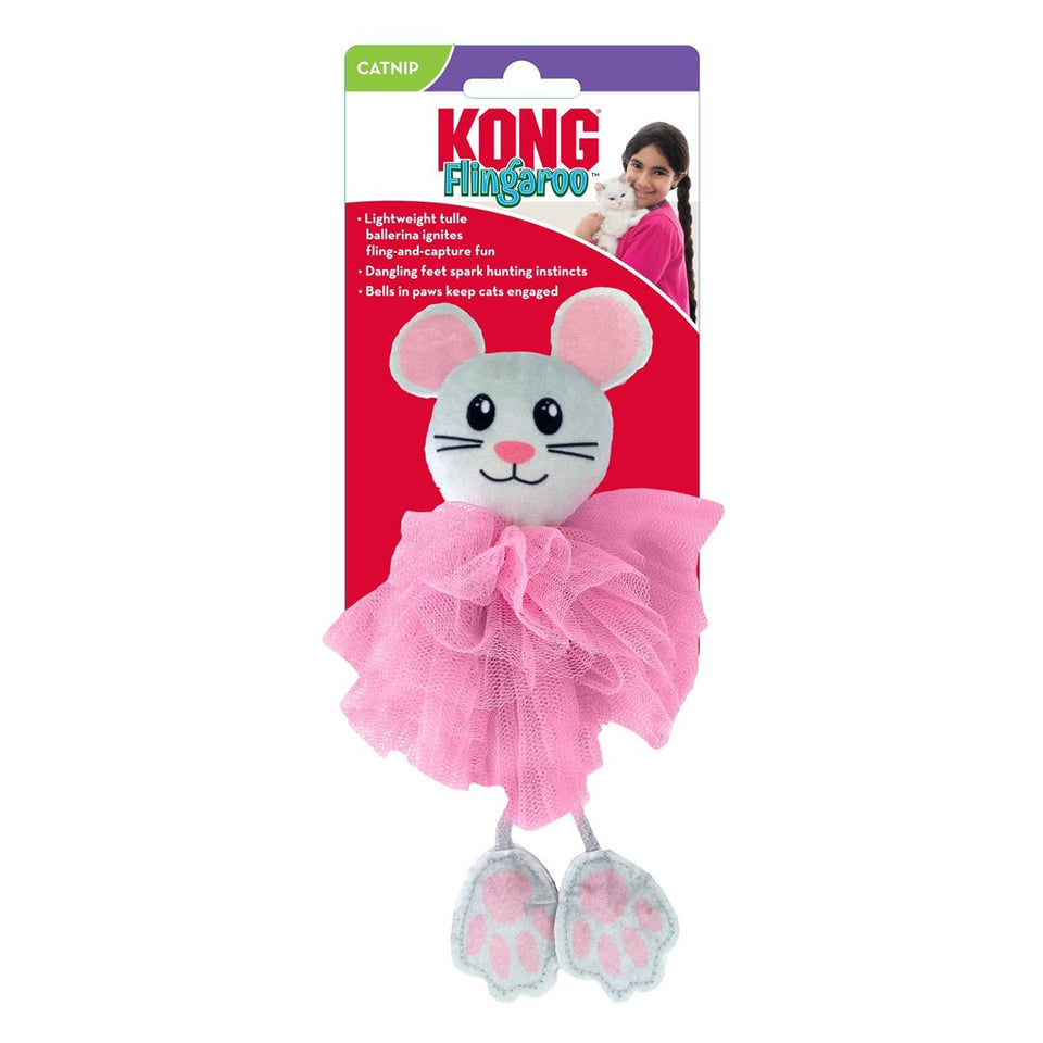 KONG Flingaroo Tutu Cat Toy Assorted