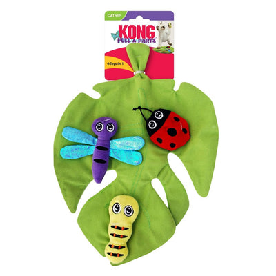 KONG Pull-A-Partz Bugz Catnip Cat Toy Multi-Color