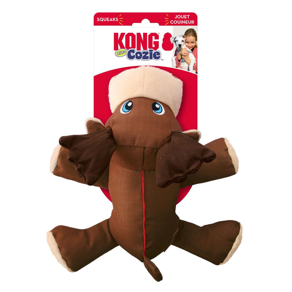 KONG Cozie Ultra Max Moose Dog Toy, Large