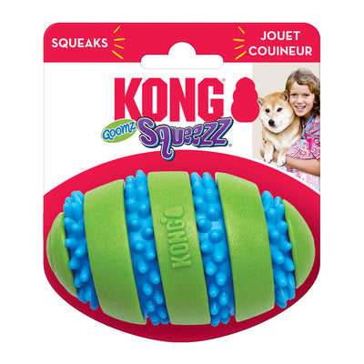KONG Squeezz Goomz Football Dog Toy Large