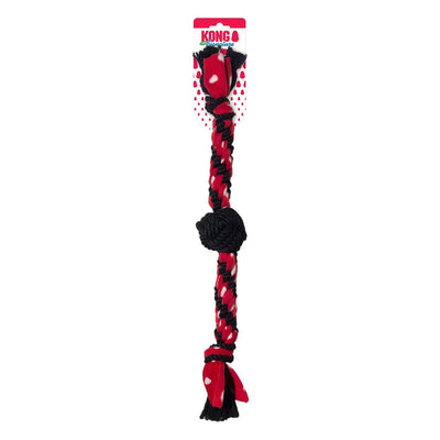 KONG Signature Rope Dual Knot with Ball Dog Toy