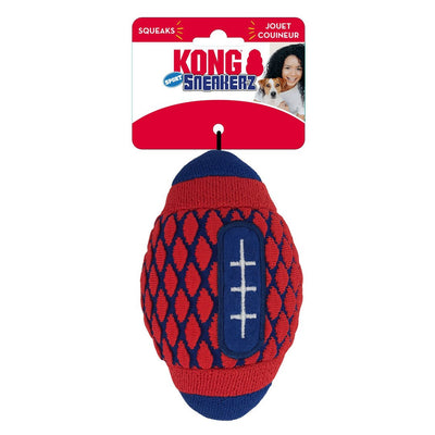KONG Sneakerz Sport Football Dog Toy Medium