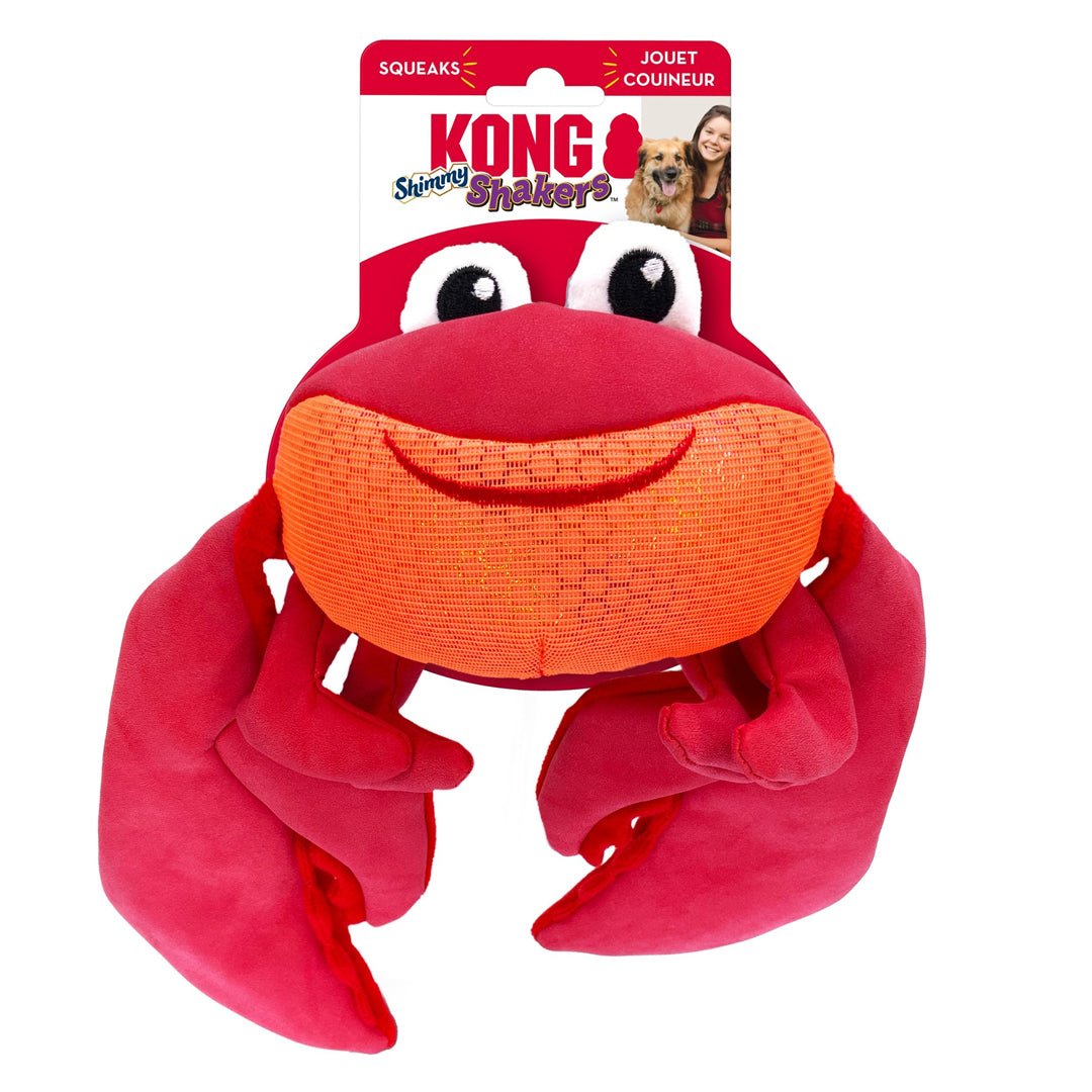 KONG Shakers Shimmy Dog Toy Crab 1ea/MD - Pets Perfect
