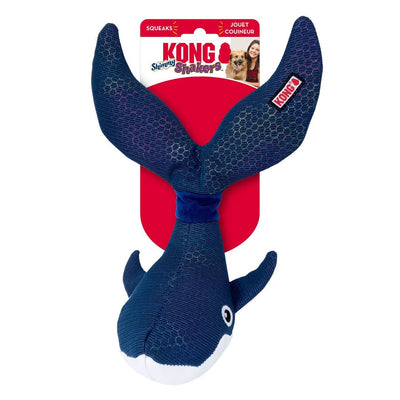 KONG Shakers Shimmy Dog Toy Whale Medium