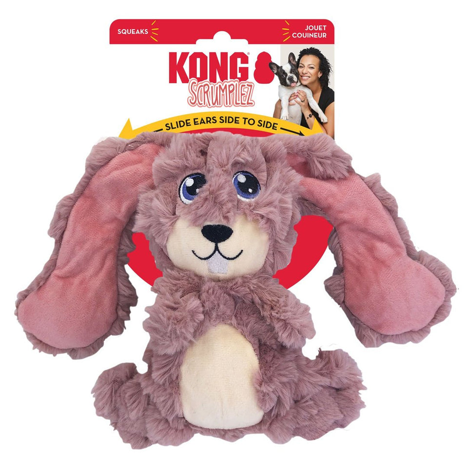 KONG Scrumplez Dog Toy Bunny Medium