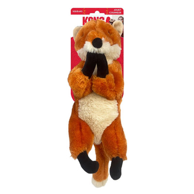 KONG Wild Low Stuff Fox Dog Toy - Medium Plush