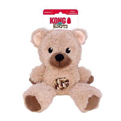 KONG Knots Teddy Dog Toy Assorted, Medium