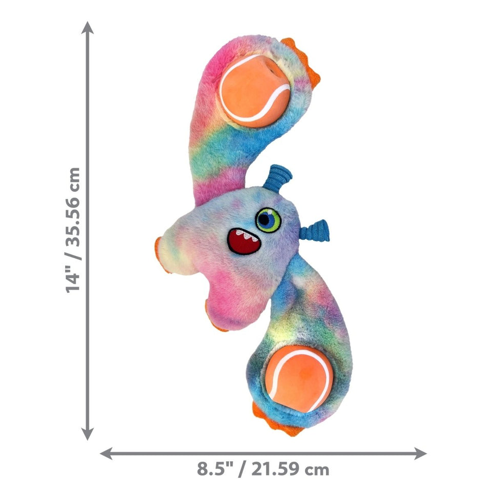 KONG Woozles Monster Assorted Dog Toy Medium, view 3