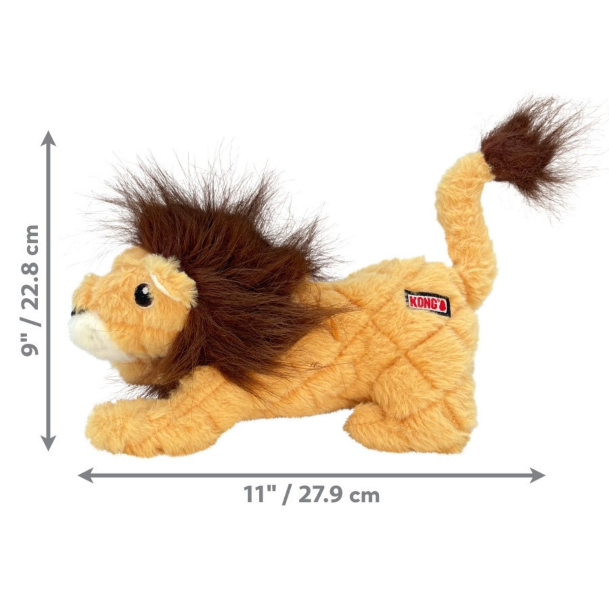 KONG Scampers Lion Dog Toy – Medium - Pets Perfect