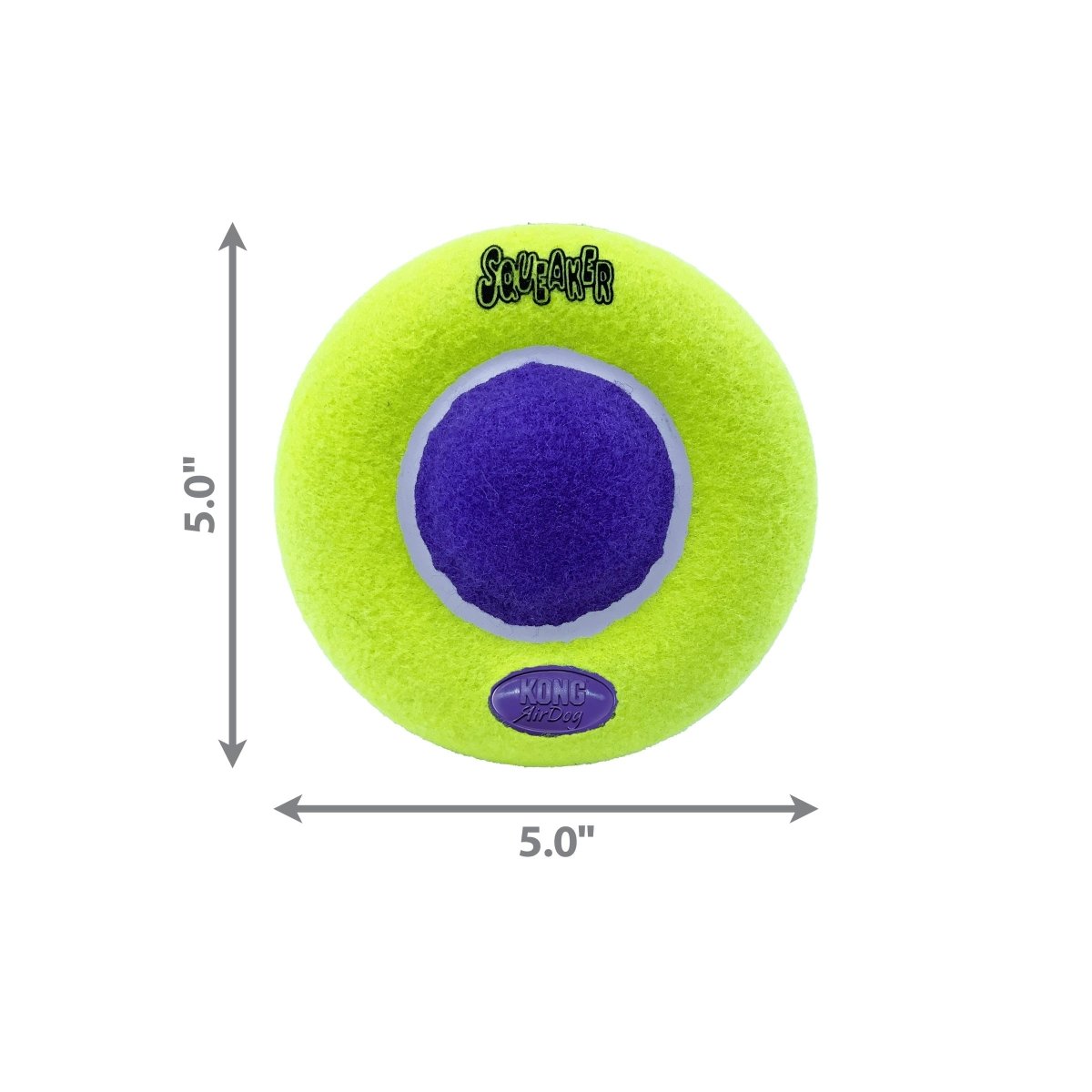 KONG Airdog Squeaker Saucer Dog Toy 1ea/MD - Pets Perfect
