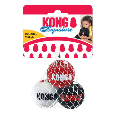 KONG Signature Sport Balls Dog Toy X-Small, 3 ct