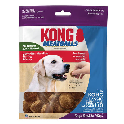 KONG Meatballs Dog Treat Standard 4 oz