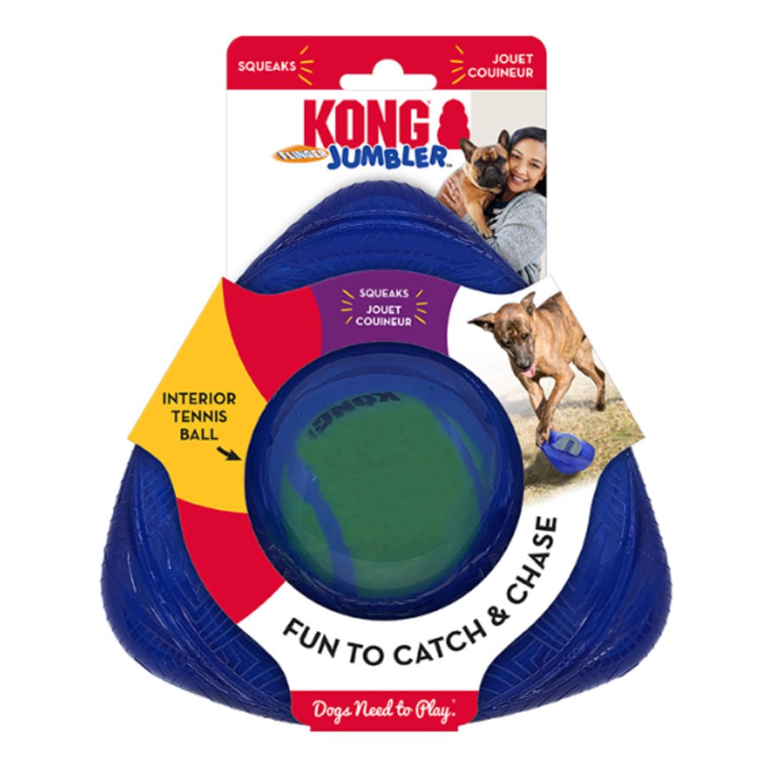 KONG Jumbler Flinger Dog Toy – Medium/Large - Pets Perfect