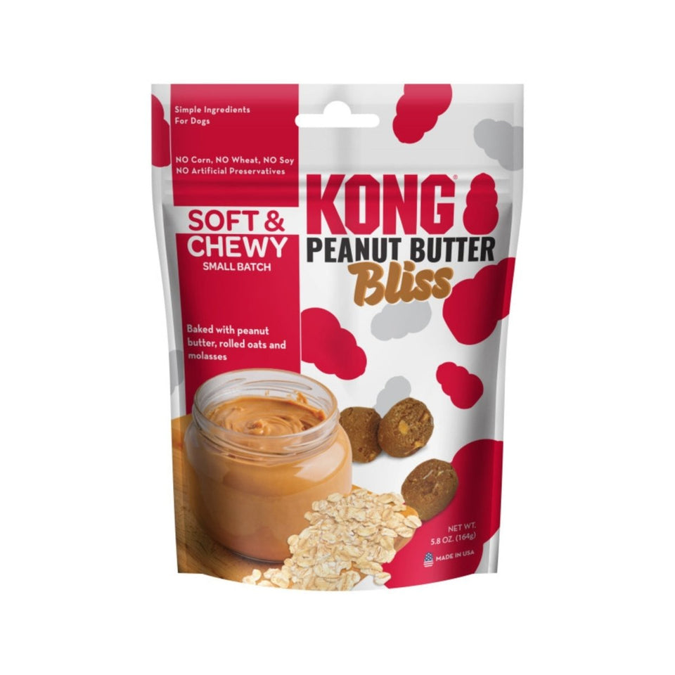 KONG Peanut Butter Bliss Soft and Chewy Dog Treats 5.8 oz