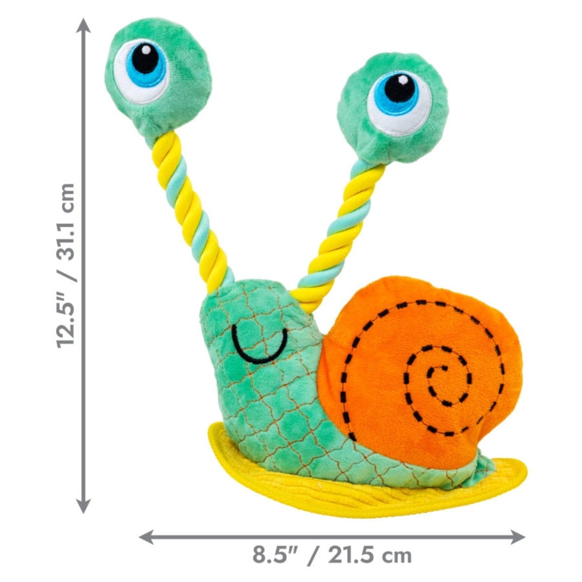 KONG Bendeez Dog Toy Snail, 1ea/LG - Pets Perfect