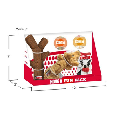 KONG Fun Pack Medium Dog Toy Display MD