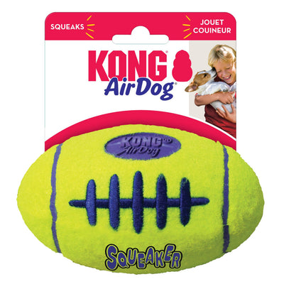 KONG Air Dog Squeaker Football Dog Toy Medium