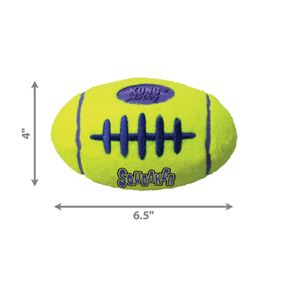 KONG Air Dog Squeaker Football Dog Toy Large