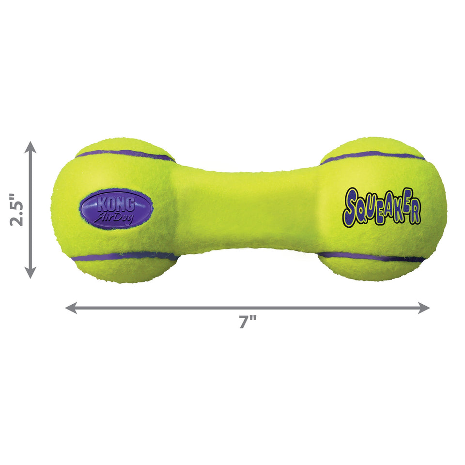 KONG Air Dog Squeaker Dumbbell Dog Toy Medium