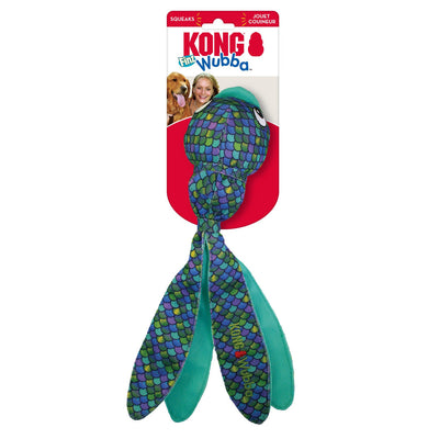 KONG Wubba Finz Dog Toy, Blue Large