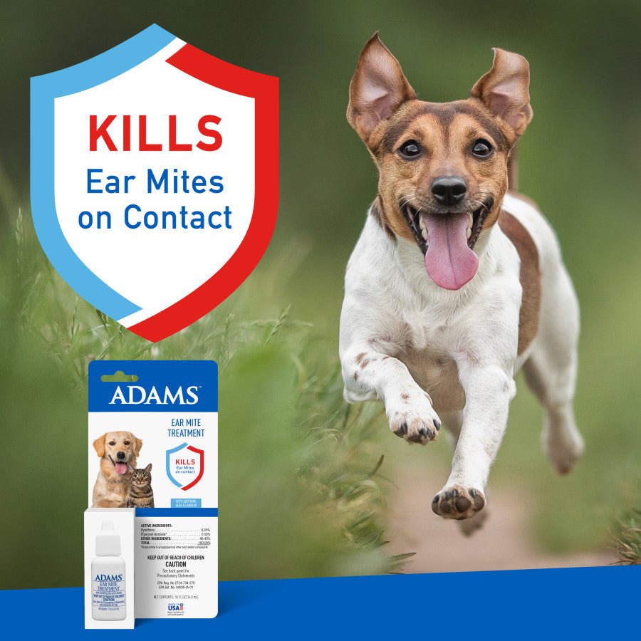 Adams Ear Mite Treatment Clear, 0.5 fl oz