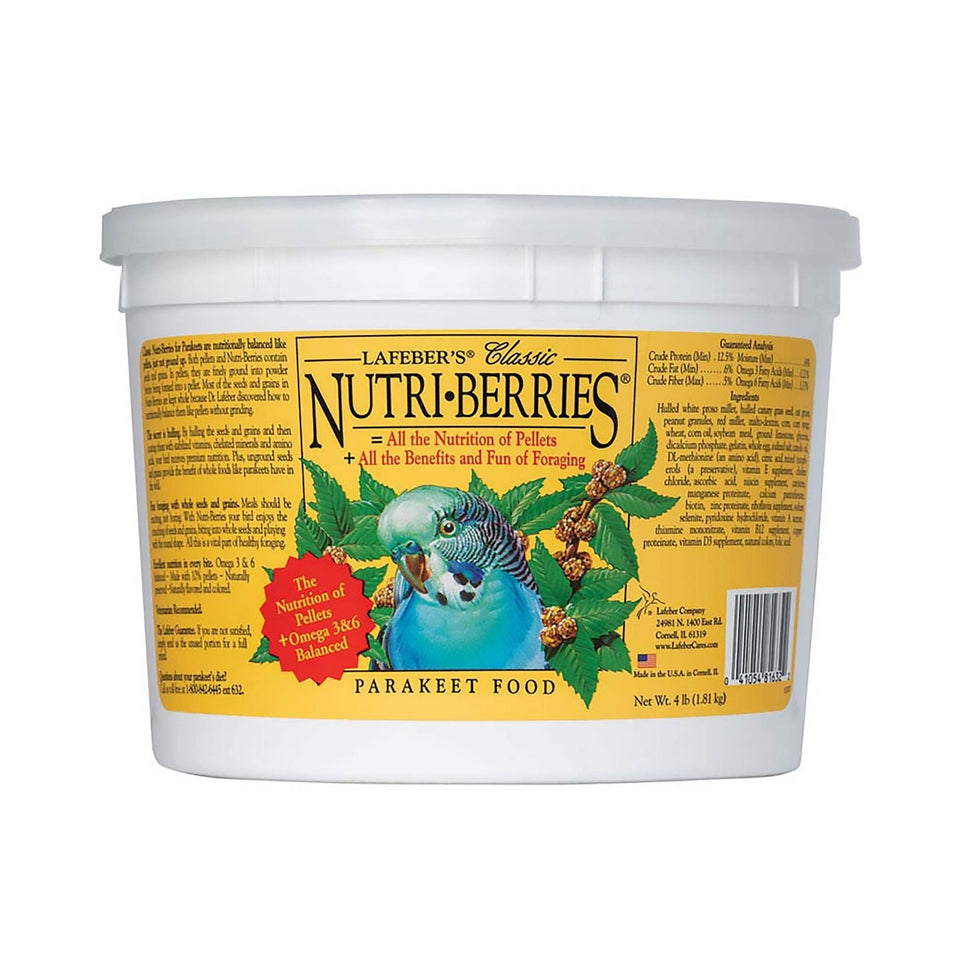 Lafeber Company Classic Nutri-Berries Parakeet Food 1ea/4 lb