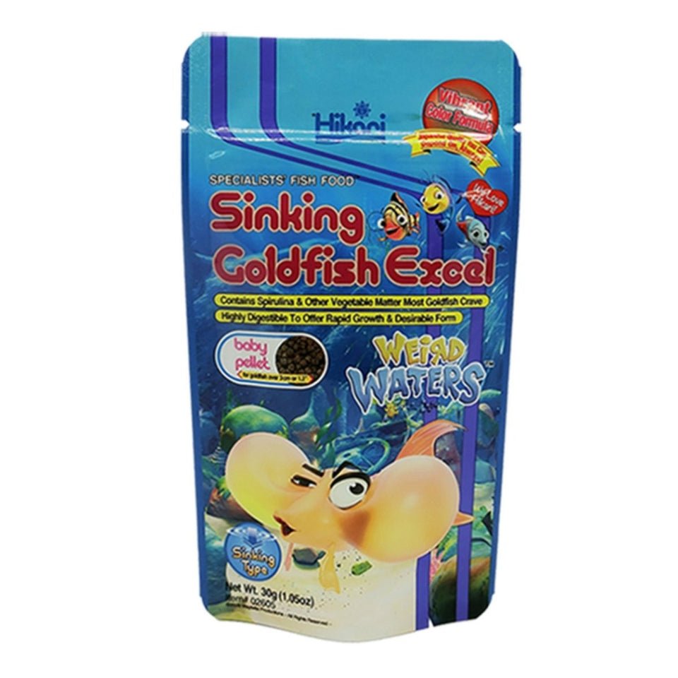 Hikari USA Weird Waters Sinking Goldfish Excel Fish Food 30 g