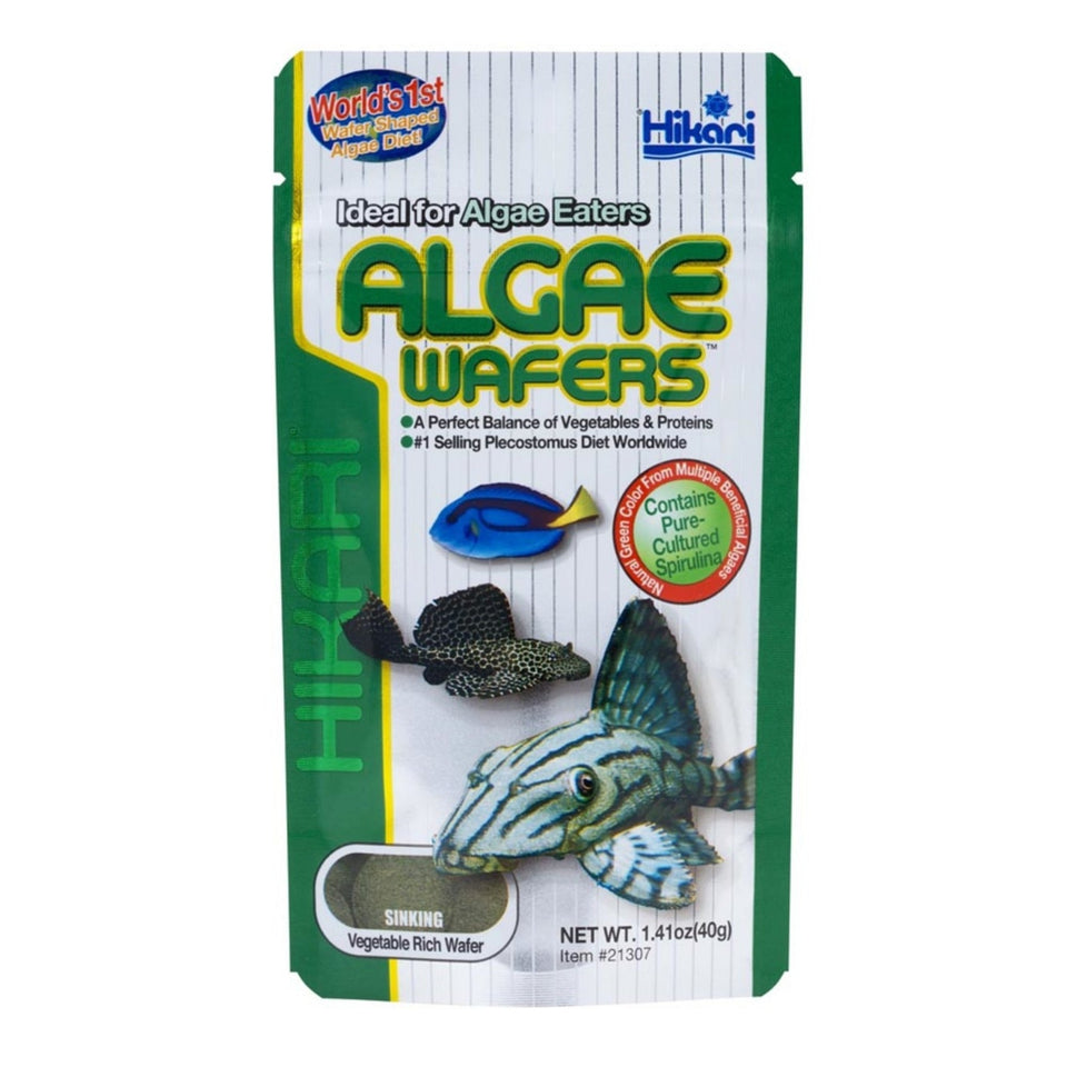 Hikari USA Algae Wafers Rapidly Sinking Wafer Fish Food 1ea/1.41 oz