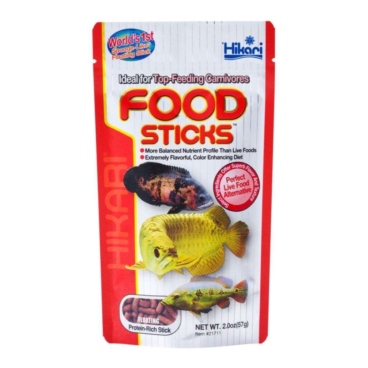 Hikari USA Food Sticks Floating Fish Food 1ea/2 oz - Pets Perfect