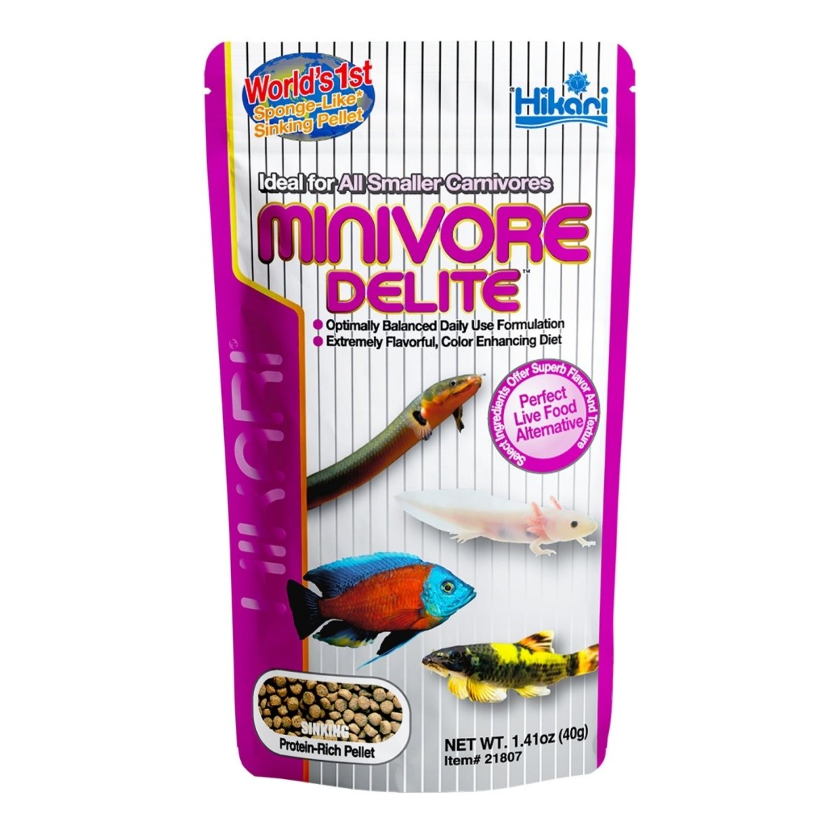 Hikari USA Minivore Delite Fish Food 1ea/40 g - Pets Perfect