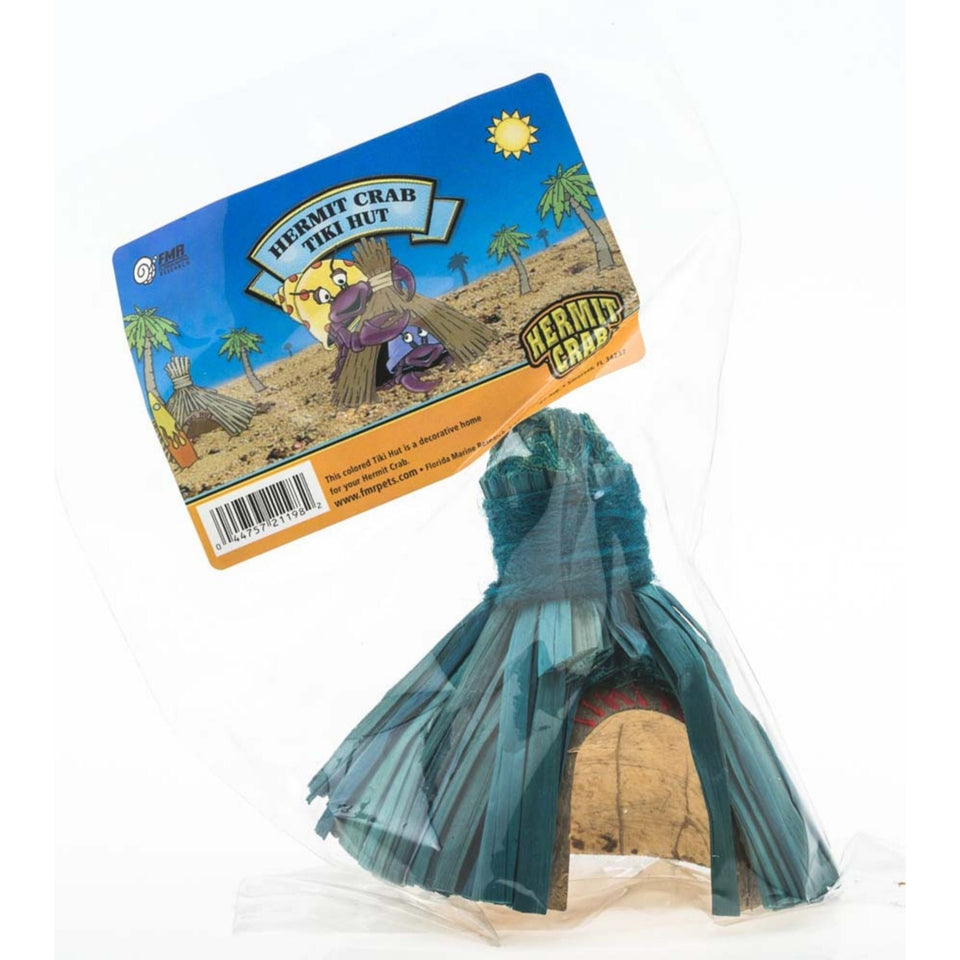Florida Marine Research Hermit Crab Tiki Hut Assorted 1ea/SM