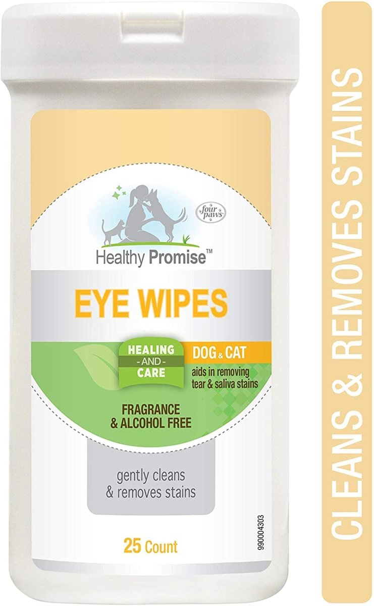 Four Paws Eye Wipes for Dog & Cat Eye Wipes 1ea/25 ct - Pets Perfect