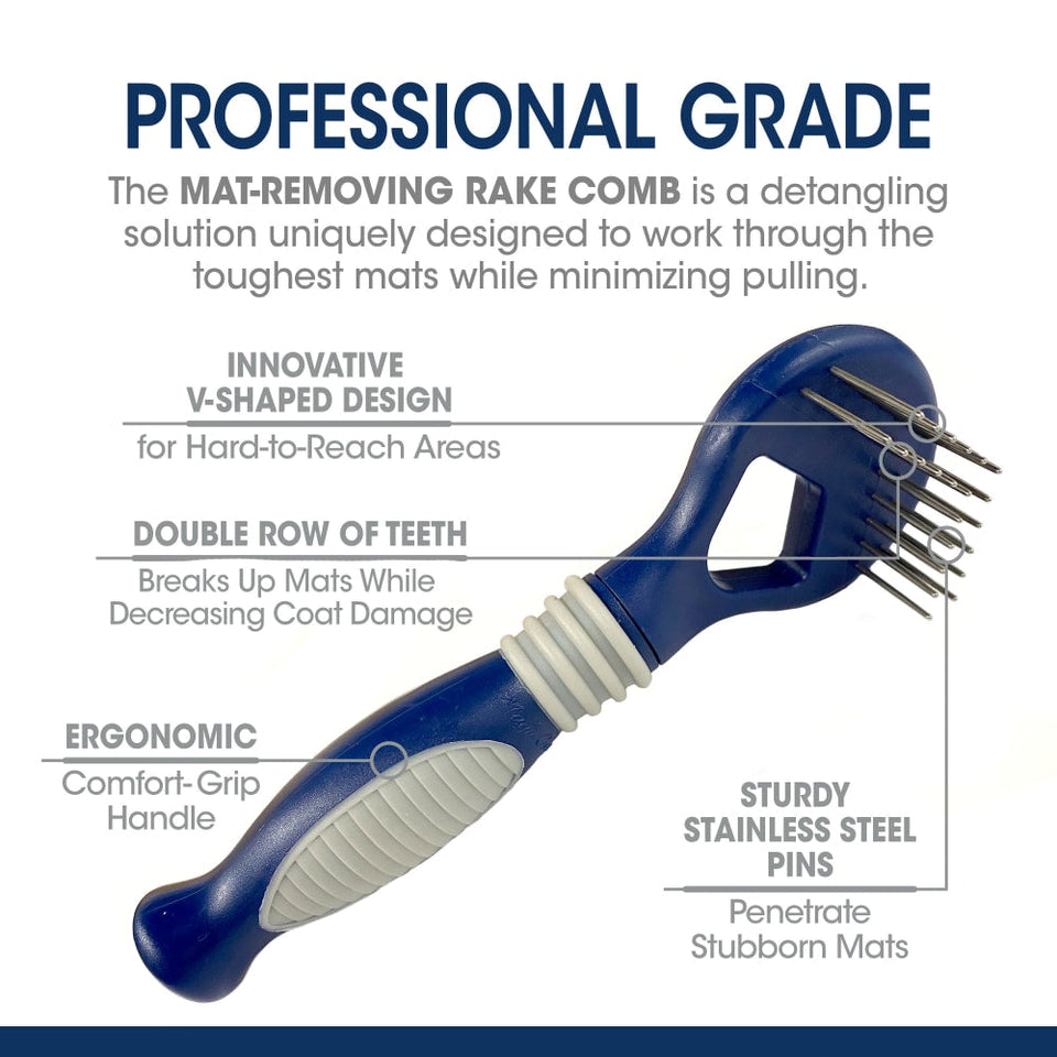 Four Paws Magic Coat Dog Dematting Rake Comb, view 9