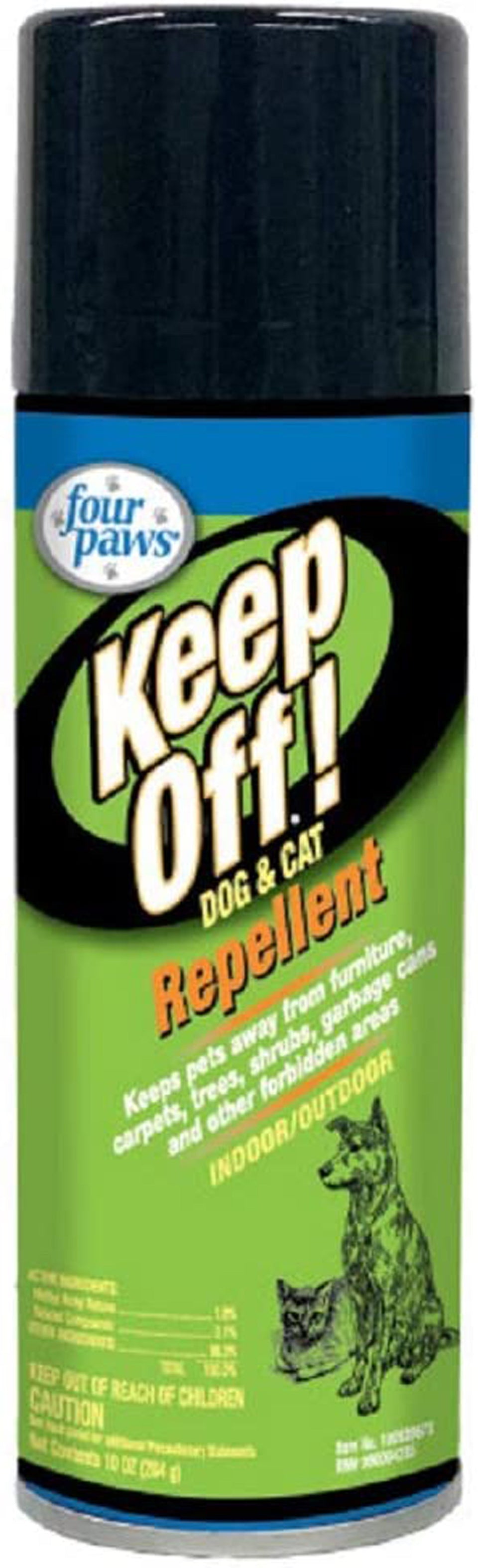 Four Paws Keep Off Dog and Cat Repellent Outdoors Indoors Spray 10 oz