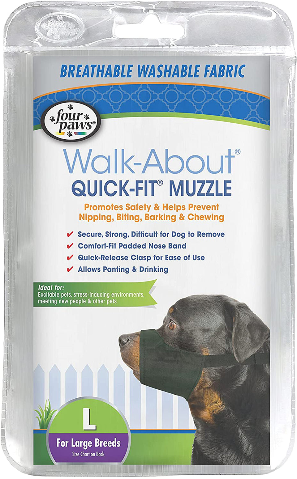 Four Paws QuickFit Dog Muzzle Large 1 ct