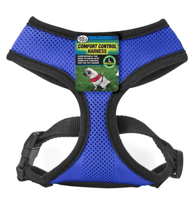 Four Paws Comfort Control Dog Harness, Blue Large
