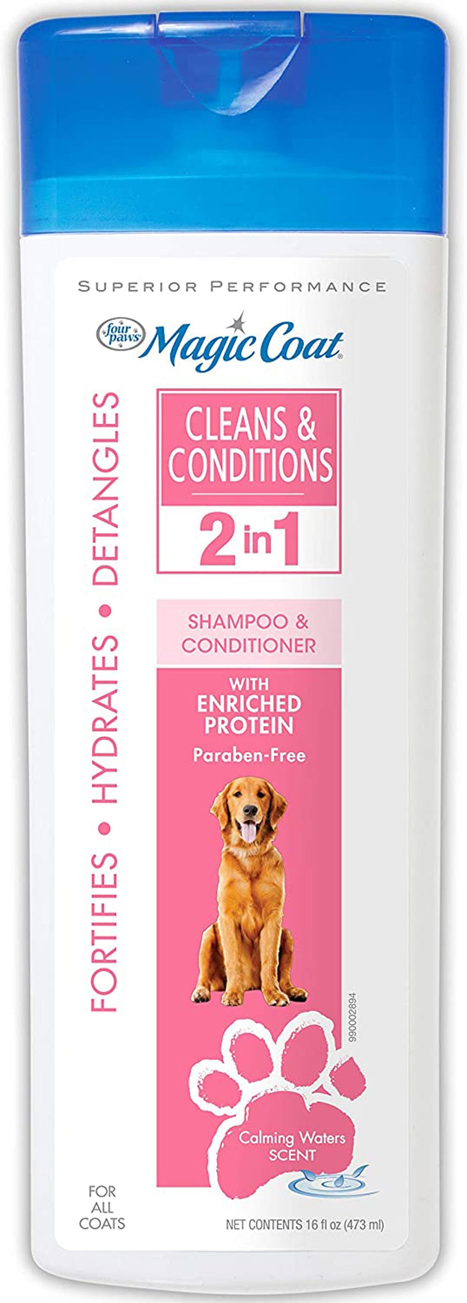 Four Paws Magic Coat Cleans & Conditions Dog 2 in 1 Pet Shampoo and