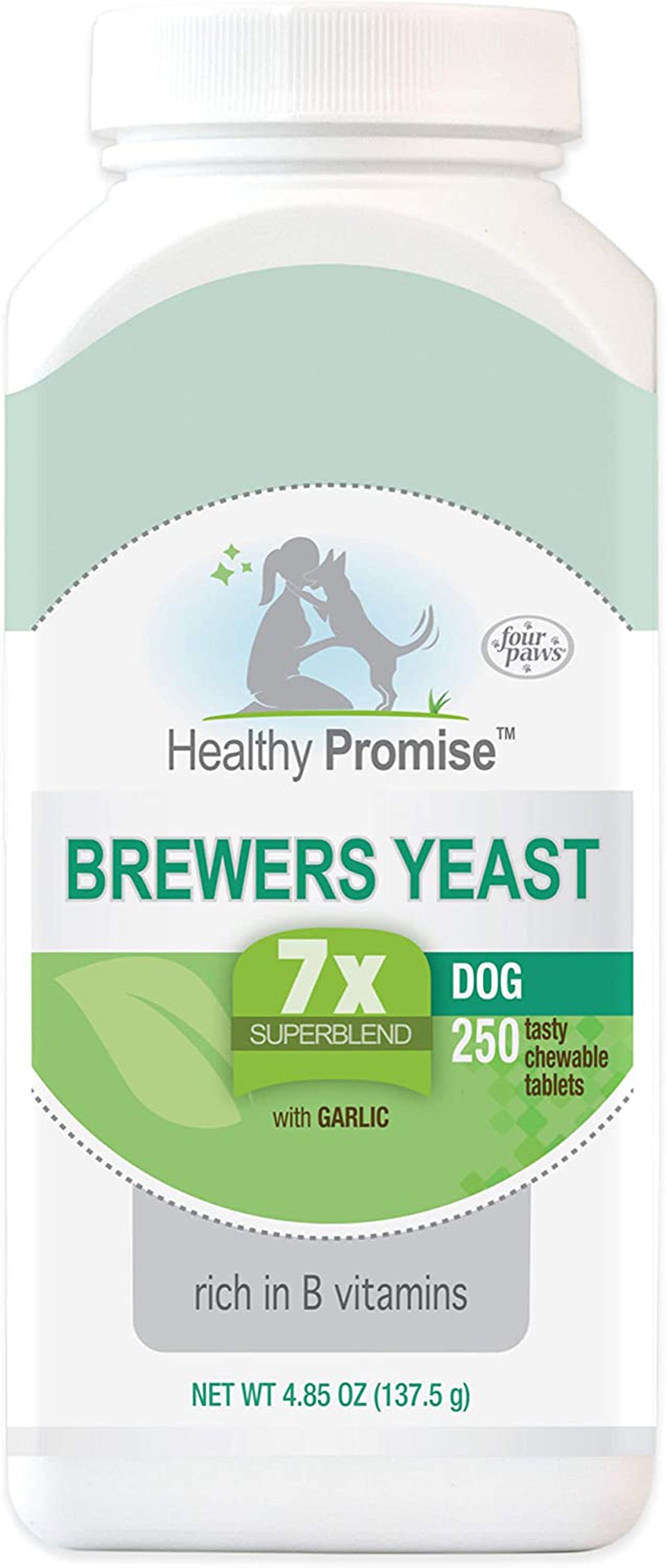 Four Paws Healthy Promise Brewers Yeast for Dogs, 4.85 oz 250 ct
