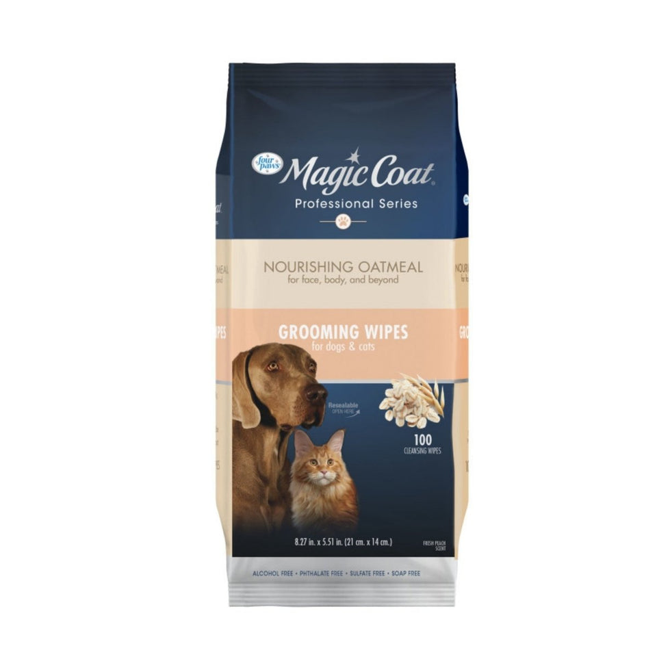 Four Paws Magic Coat Professional Series Grooming Wipes 100 ct 2 ct