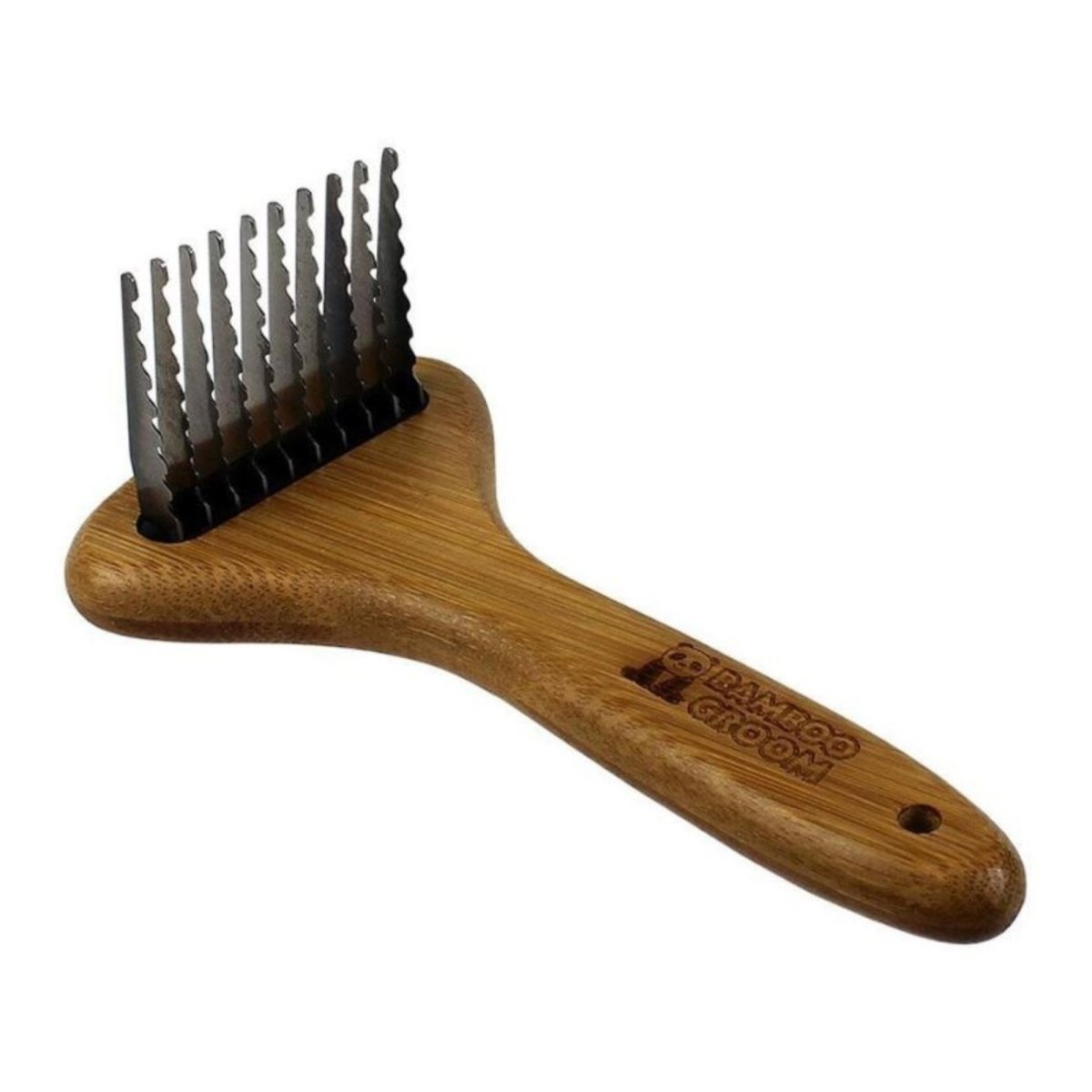 Bamboo Groom Dematting Rake Large - Pets Perfect