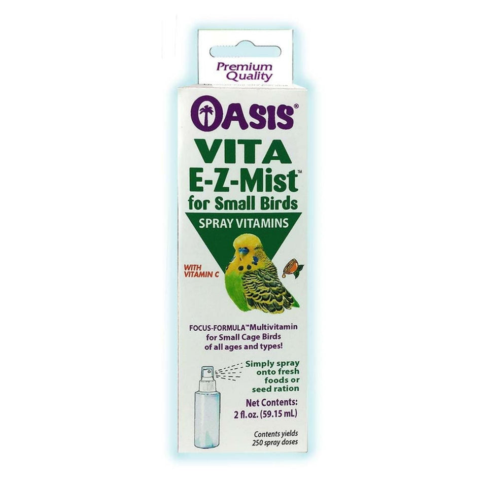 Oasis VITA E-Z-MIST Multivitamin Spray for Small Birds 1ea/2 floz.