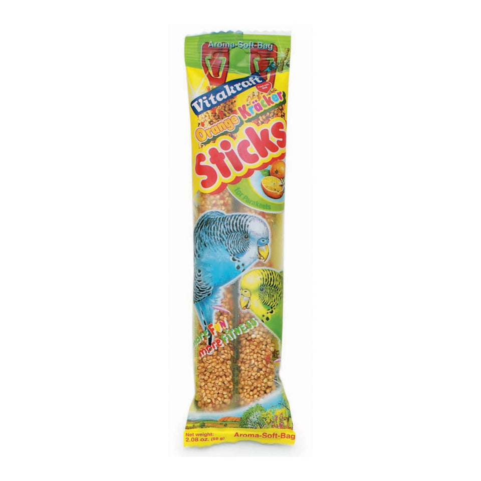Vitakraft Crunch Sticks Orange & Apricot Flavor Parakeet Treat 1ea/2.08oz., 2 ct