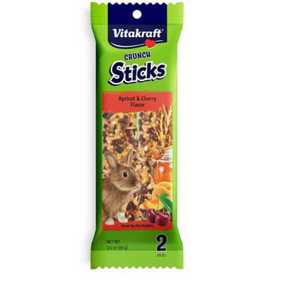 Vitakraft Crunch Sticks Rabbit Treats Apricot & Cherry 1ea/3.5oz., 2 ct