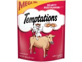 Temptations Classics Crunchy & Soft Adult Cat Treats Hearty Beef, view 2