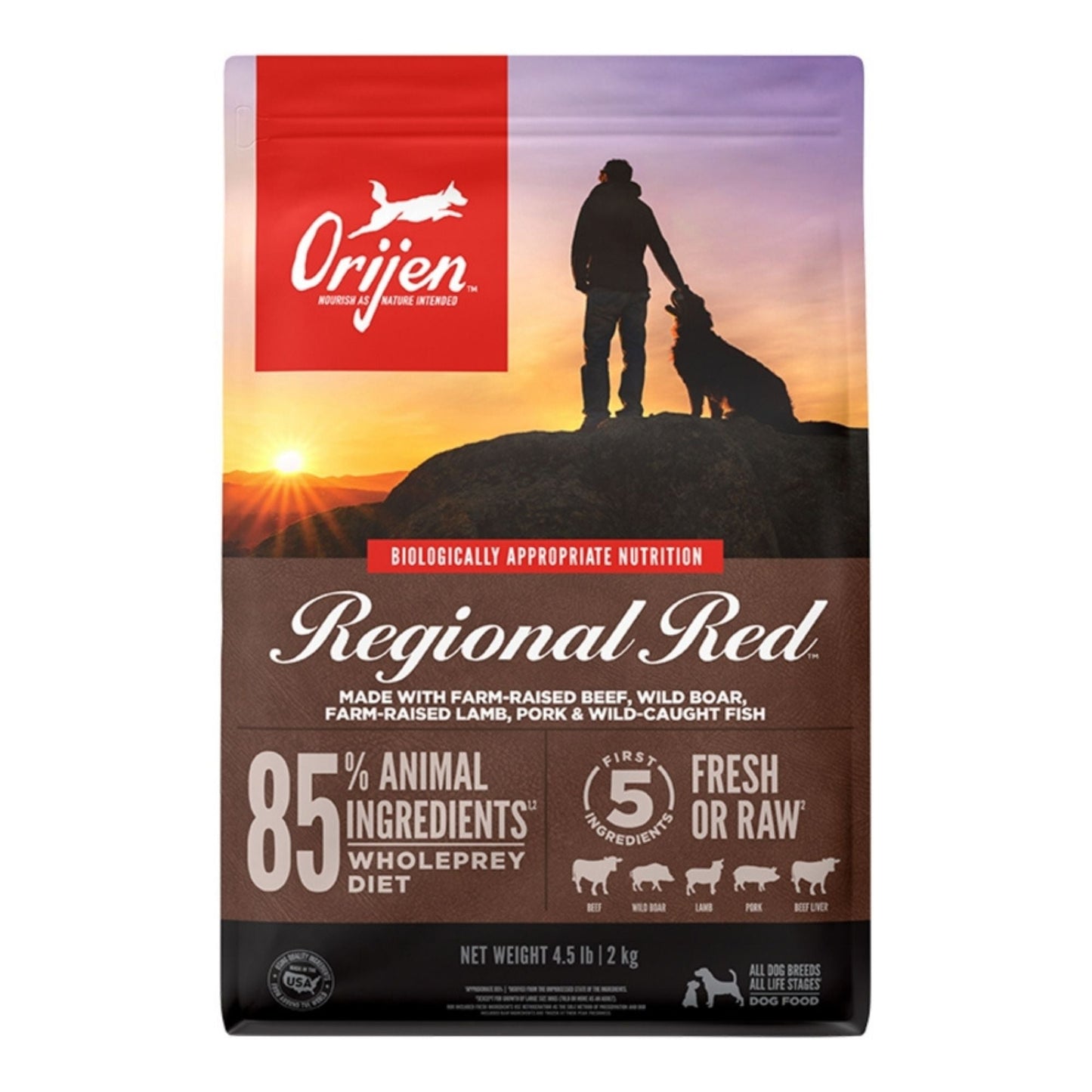 Orijen Regional Red Dog Food, 4.5 lb
