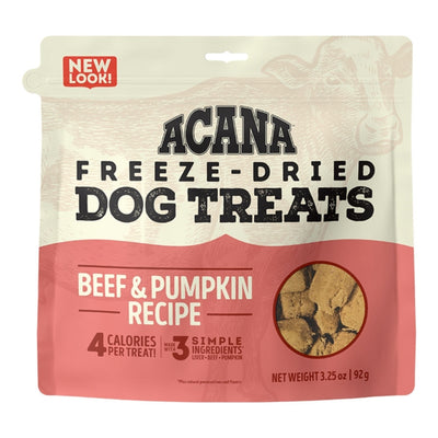 Acana Dog Freeze-Dried Beef And Pumpkin Formula 3.25oz.